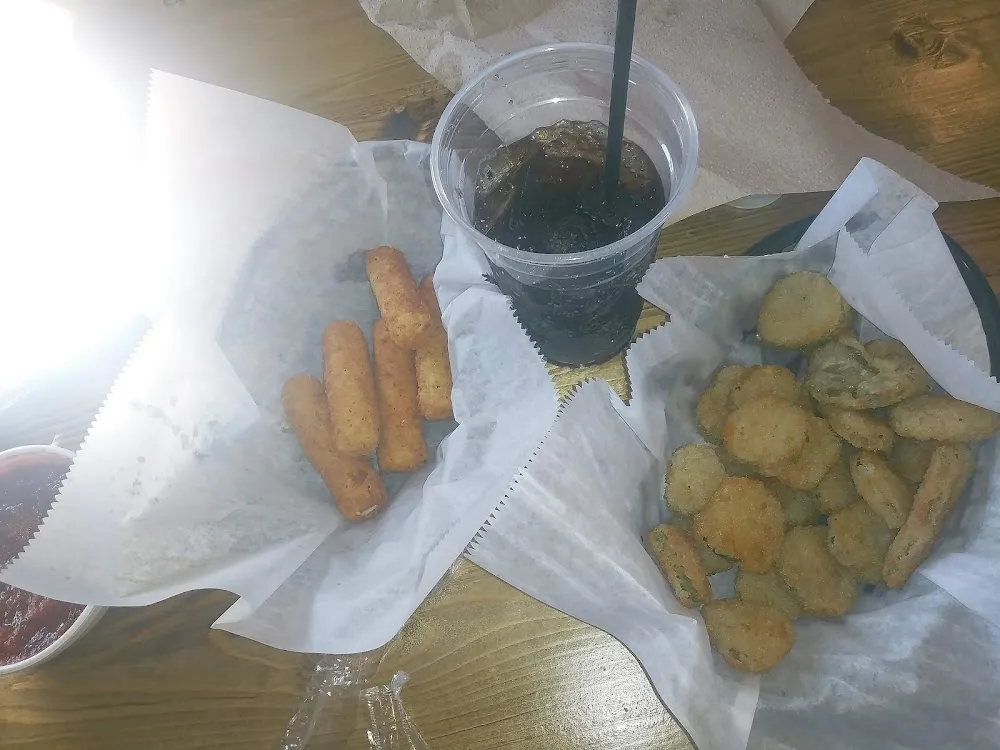 Cheese Sticks and Fried Pickles
